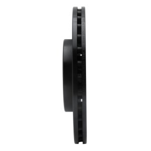 Dodge Vislon Brake Rotor (1) - Front Left - R1 Concepts - Drilled & Slotted - Black - `09-`19